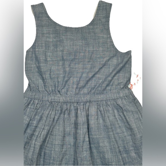 Girl’s Blue Denim Dress with Stars  Kids Sizes USA 4th of July - Picture 7 of 10